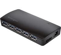 Kensington USB 3.0 7-Port Hub, Transfer Speeds up to 5 Gbps - 3 Amps for Fast Charge Smartphones and Tablets, Plug and Play Installation, HP, Dell, Windows, Macbook Compatible, K39123EU