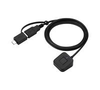Kensington VeriMark Desktop 2.0 Fingerprint Reader for Windows Hello & Windows 11, USB-C & USB-A Connectivity, Passwordless Security Key for Copilot+ PCs, Black, K64741WW