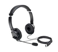 Kensington Wired Headphones K97601WW Over-the-Head 1.8 m USB-A Cable Hi-Fi Noise-Cancelling With Microphone Black