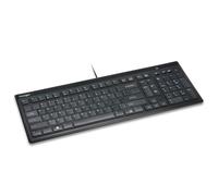 Kensington Wired USB 3.0 Keyboard - Advance Fit Quiet Full-Size Slim Keyboard wi