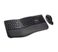 Kensington Wireless Ergonomic Keyboard & Mouse Set - Pro Fit Ergo Wireless Set, Natural Split Keyboard with US Layout, Ergo Mouse, Dual Mode 2.4 GHz & Bluetooth - Chrome OS, macOS, Windows (K75406WW)