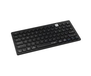 Kensington Wireless Mini Keyboard via Bluetooth or USB 3.0, Compact QWERTY IT Multi-Device and Dual Wireless, Compatible with Windows, Mac, iOS and Chrome OS, K75502IT