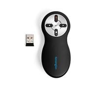 Kensington Wireless USB Powerpoint Presentation Clicker with Red Laser Pointer, Compatible with Windows & macOS - 20 m Range (K33374EUB)