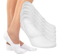 Kensington Womens No Show Invisible Cotton Liner Ankle Socks 3, 6 & 12 Pack | No show, Invisbile Breathable Cotton Liner socks, Seamless Non-Slip, Reinforced Heel and Toe, Moisture-wicking