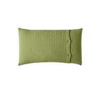 KENSINGTONS LUXURY BEDDING Supreme Quality Waffle Boudoir Cushion 100% Recycled Size (30x50cm) (1, Fern)