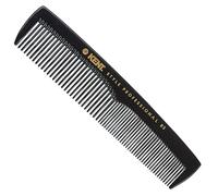Kent Brushes Style Professional, Mens Pocket Comb SPC85, Ideal Comb For Daily Hair Grooming, Suitable For Wet Or Dry Hair, All Hair Types, 135mm Black Pocket Comb