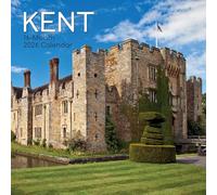 Kent 2026 Wall Calendar, 16-Month Square Format, Historic Castles and Landmarks Photography, British Heritage
