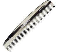 Kent 7T G All Fine Tooth Pocket Comb for Men - Handmade Hair Comb for Men for Everyday Grooming and Styling - Travel Comb for Hair Care Mustache and