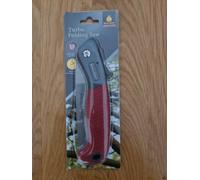 Kent & Stowe Turbo Folding Saw For Pruning - Durable Carbon Steel Blade