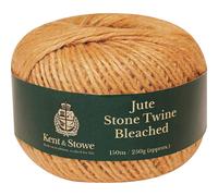 Kent & Stowe 70100830 Jute Twine Bleached Stone 150M (250G)