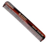 Kent Brushes Handmade Pocket Comb Fine Hair - Detangling, Smoothing and Styling - Strong and Durable - Narrow Toothed Comb - Fine Hair & Beards