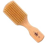 Kent Brushes Mens Finest, Beechwood Pure White Bristle Rectangular Club OG4 Brush, Ideal For Medium To Thick Hair Type And Beards, Beechwood Rectangular Club Brush
