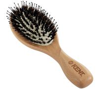 Kent Brushes Pure Flow, Oval Cushion LPF1 Vented Hair Brush, Bristle Nylon Mix Hairbrush, Suitable For Medium To Thick Hair, Perfect For Smoothing, Natural Wood Eco-Friendly Hairbrush