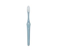 Kent Brushes Smile Toothbrush KO-03, Soft Silver Infused Toothbrush, Ideal for Sensitive Teeth, PLA Biodegradable Handle with Soft Bristles in Blue