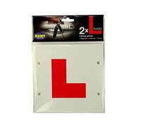 Kent Car Care GKEL2000 L-Plates Magnetic, Stick-On/Tie-On