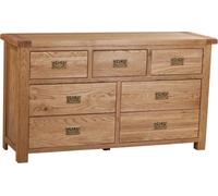 Kent Chest - 3+4 Drawer - Wide - Oak