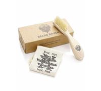 Kent Combs Mens Right Handed Beard Brush BRD2 With Storage Bag & Box Gift Set