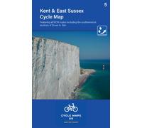 Kent Cycle Map featuring The High Weald and Kent Downs