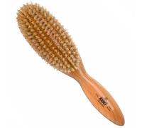 Kent Finest Oval Cherrywood Bristle Brush - LC4