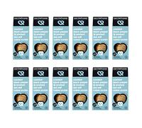 Kent & Fraser Gluten Free Cracked Black Pepper & Smoked Sea Salt Cheese Biscuits | Wheat Free Savoury Crackers | 110g (Pack 12)