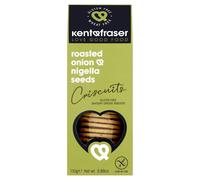 Kent & Fraser Roasted Onion & Nigella Seed Cheese Biscuits 110g