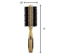 Kent Hair Brush Large Radial Bristle Natural Pine - pf03