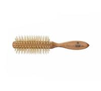 Kent Half Radial Cherry Wood White Bristle Brush