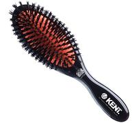 Kent Medium Pure Black Bristle Cushioned Brush - CSFM (PACK OF 1)