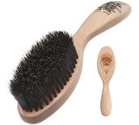 Kent Natural Beechwood MONSTER BEARD BRUSH & Pouch BRD5