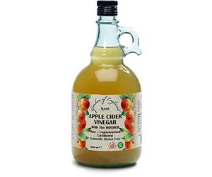 Kent Natural Apple Cider Vinegar Box of 3 x 1L with iMother' - Raw - Unpasteurised - Unfiltered - GMO Free - Suitable for Vegans Coeliacs and Vegetarians