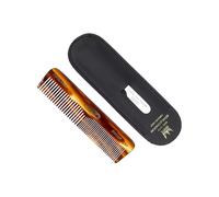 Kent NU19 OT Pocket Comb With Nail File & Case Fine / Medium Hair Styling