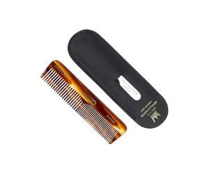 Kent NU19 OT Pocket Comb With Nail File & Case Fine / Medium Hair Styling
