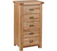 Kent Oak 5 Drawer Chest