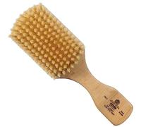 Kent OS11 Rectangular/Club Satin Wood Soft White Bristle Hairbrush (PACK OF 1)