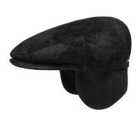 Kent Pigskin Flat Cap with Ear Flaps by Stetson