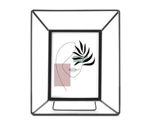 Kent Portrait Frame 10 x 15 cm Black