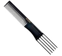 Kent Professional Styling Fork Comb SPC84-5-Prong Volumising Comb for Lifting, Backcombing & Styling Thick Hair - Anti-Static, Heat-Resistant & Durable