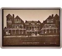 Kent Sandgate Bevan Hospital From Garden Men On Steps A4 Photo