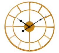 Kent Small Gold Finish Metal Wall Clock 40Cm