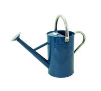 Kent & Stowe 4.5 Litre Vintage Blue Watering Can, Galvanised Steel Can for Da...