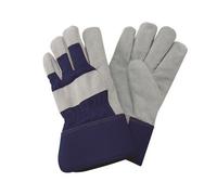 Kent & Stowe 70105376 Navy Fleece Lined Rigger Gloves Ladies Medium K/s70105376