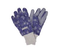 Kent & Stowe Cotton Gloves Ladies Medium Flutterbug Print Purple