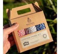 Kent & Stowe Dig For Victory Cotton Twine Set 3 X 50M Striped Spools