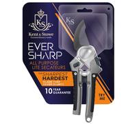 Kent & Stowe Eversharp All Purpose Lite Bypass Secateurs (H) 246mm X (W) 180mm