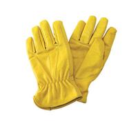 Kent & Stowe Luxury Leather Gardening Gloves Heavy Duty Fleece Lined Large