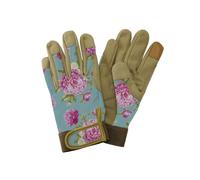 Kent & Stowe Premium Comfort Gloves - Multi Colour - Multi Colour - Flutter Bugs Teal, Ladies Small