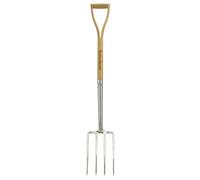 Kent & Stowe Stainless Steel Border Fork 100% FSC - 1040 - Stainless Steel / Ash Wood