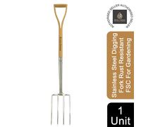Kent & Stowe 70100008 Stainless Steel Digging Fork Fsc®