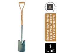 Kent & Stowe Stainless Steel Fork Spade Trowel Rust Resistant Tools For Garden