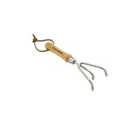 Kent & Stowe Stainless Steel Hand 3-Prong Cultivator FSC K/S70100087 Beige
